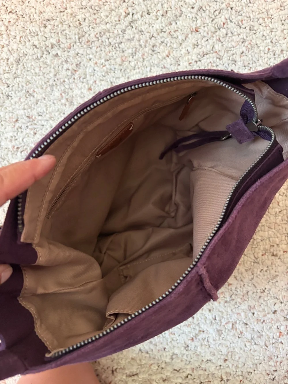 The Sak Plum Shoulder Tote Bag